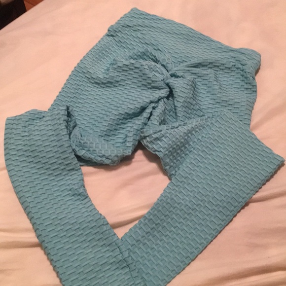 Pants - Pretty sea 🌊 turquoise blue leggings polyester